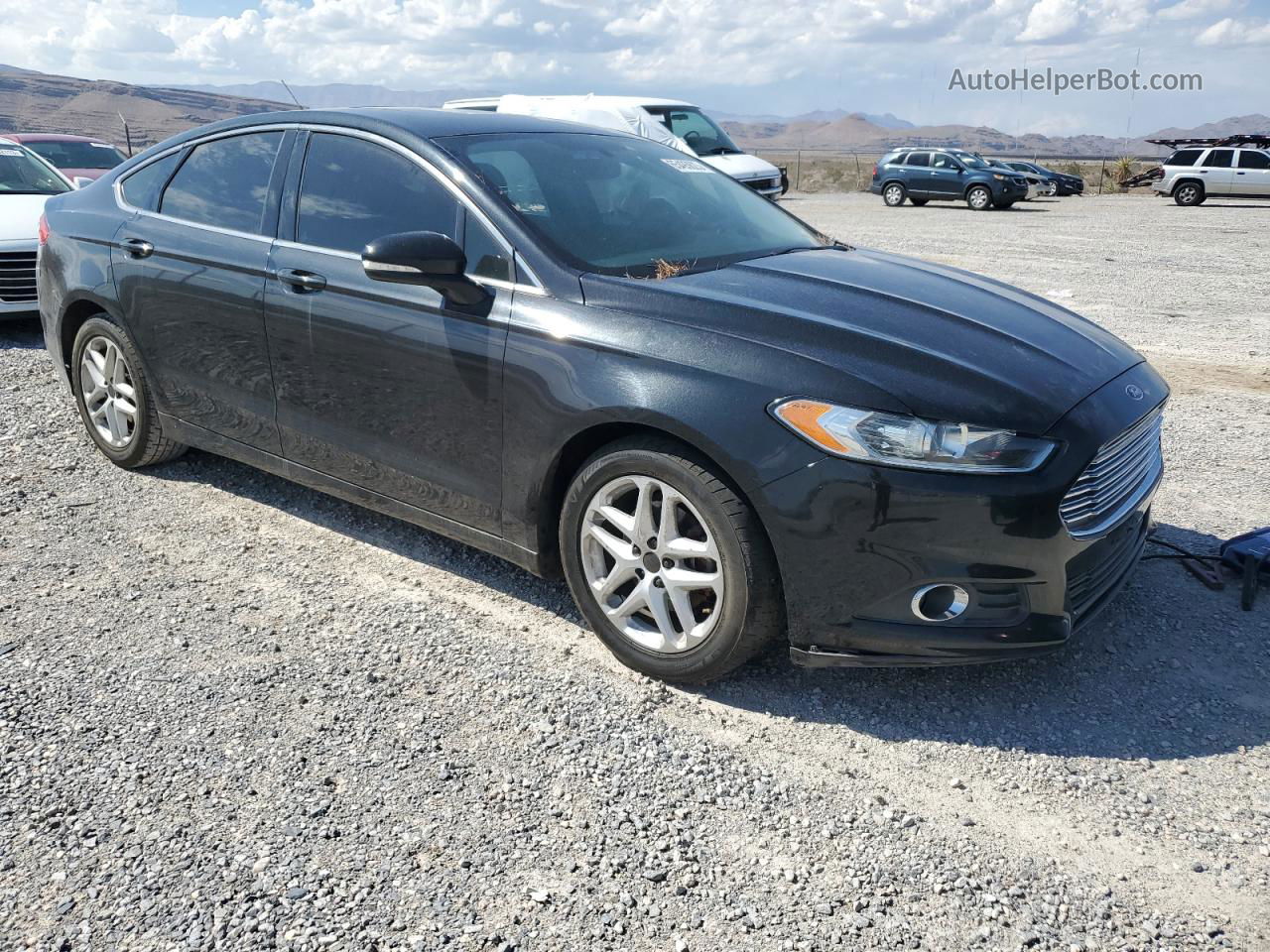 2015 Ford Fusion Se Black vin: 1FA6P0HD5F5118611