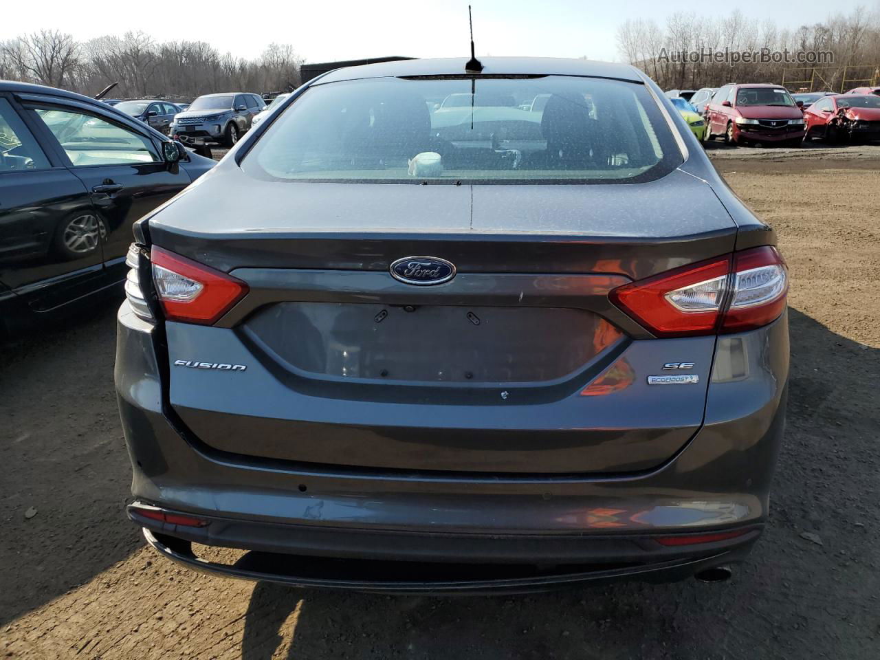 2016 Ford Fusion Se Charcoal vin: 1FA6P0HD5G5107870