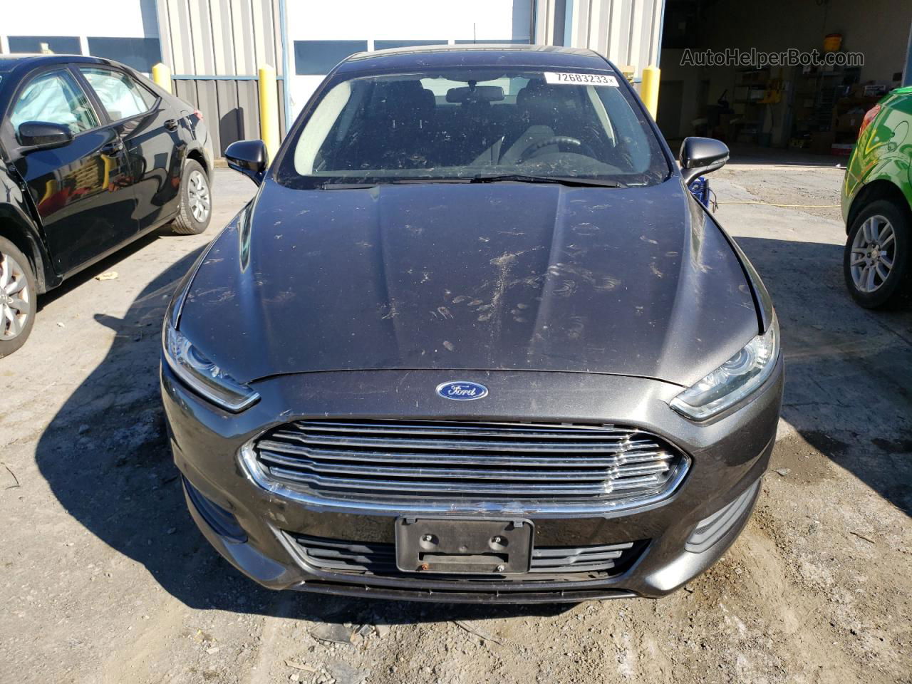 2016 Ford Fusion Se Gray vin: 1FA6P0HD5G5108744