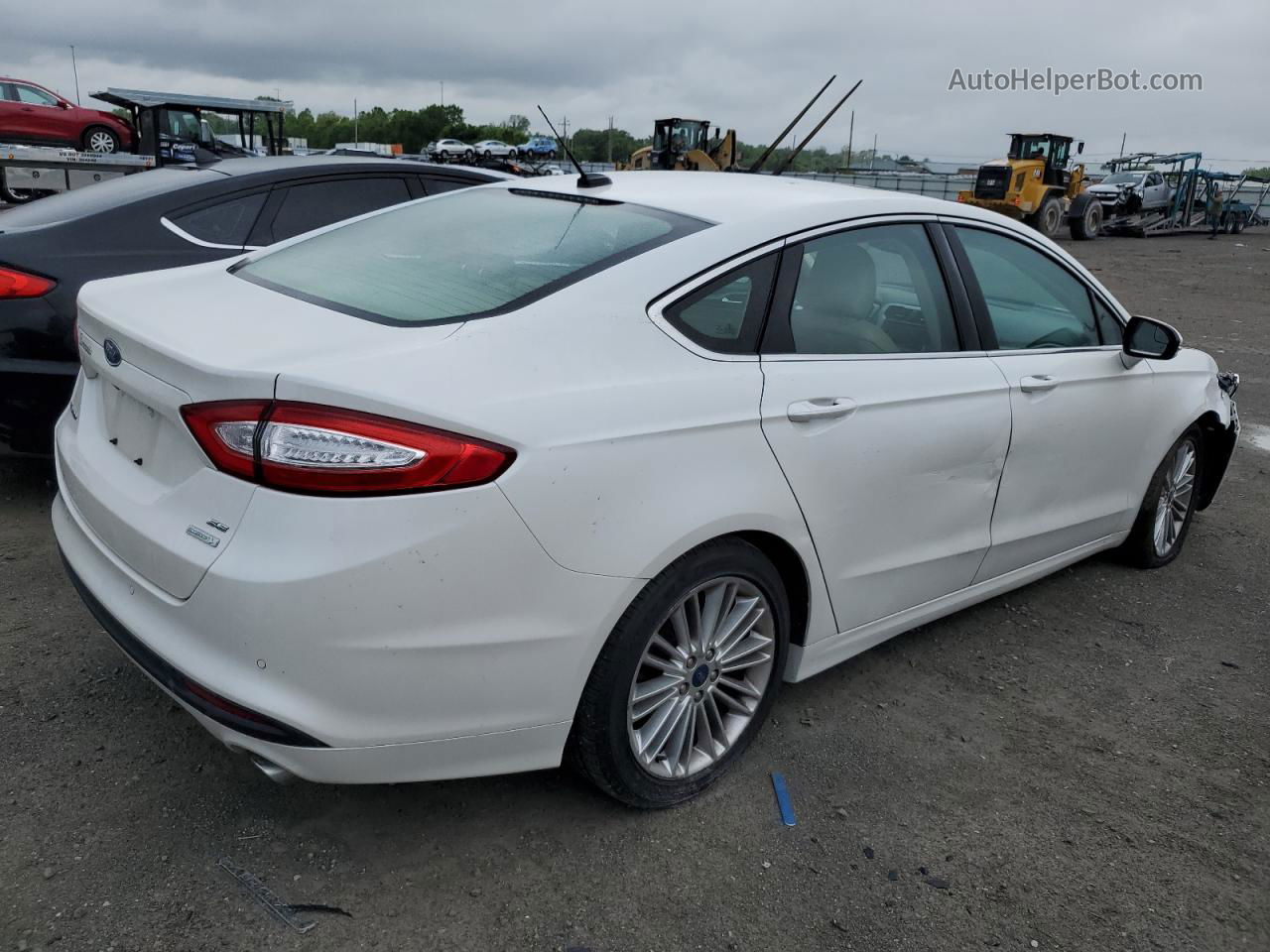 2016 Ford Fusion Se White vin: 1FA6P0HD5G5112714