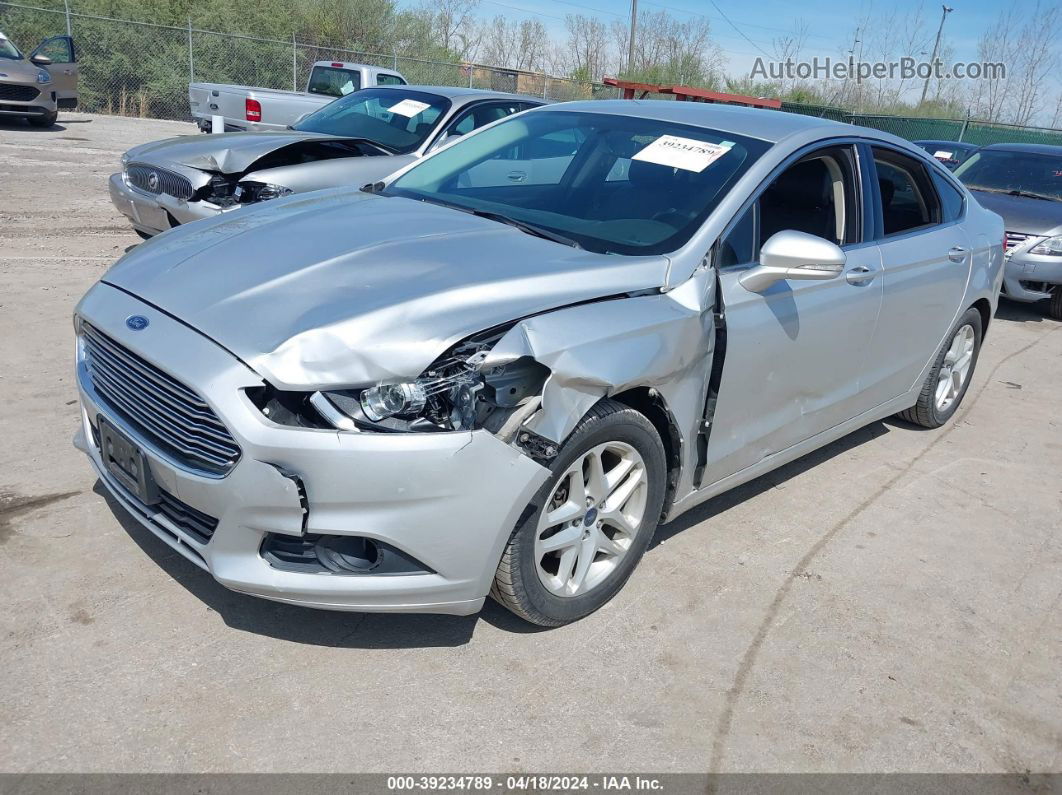 2016 Ford Fusion Se Silver vin: 1FA6P0HD5G5122093