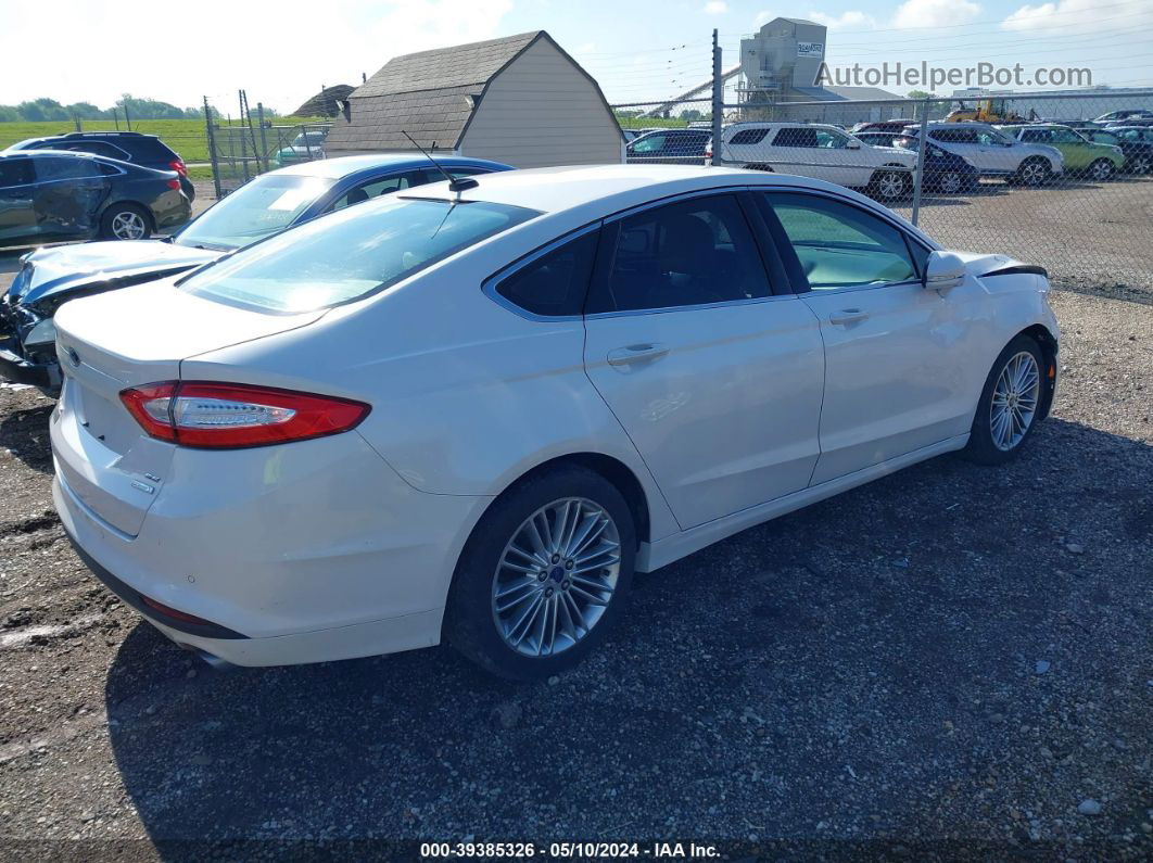 2016 Ford Fusion Se White vin: 1FA6P0HD5G5132963