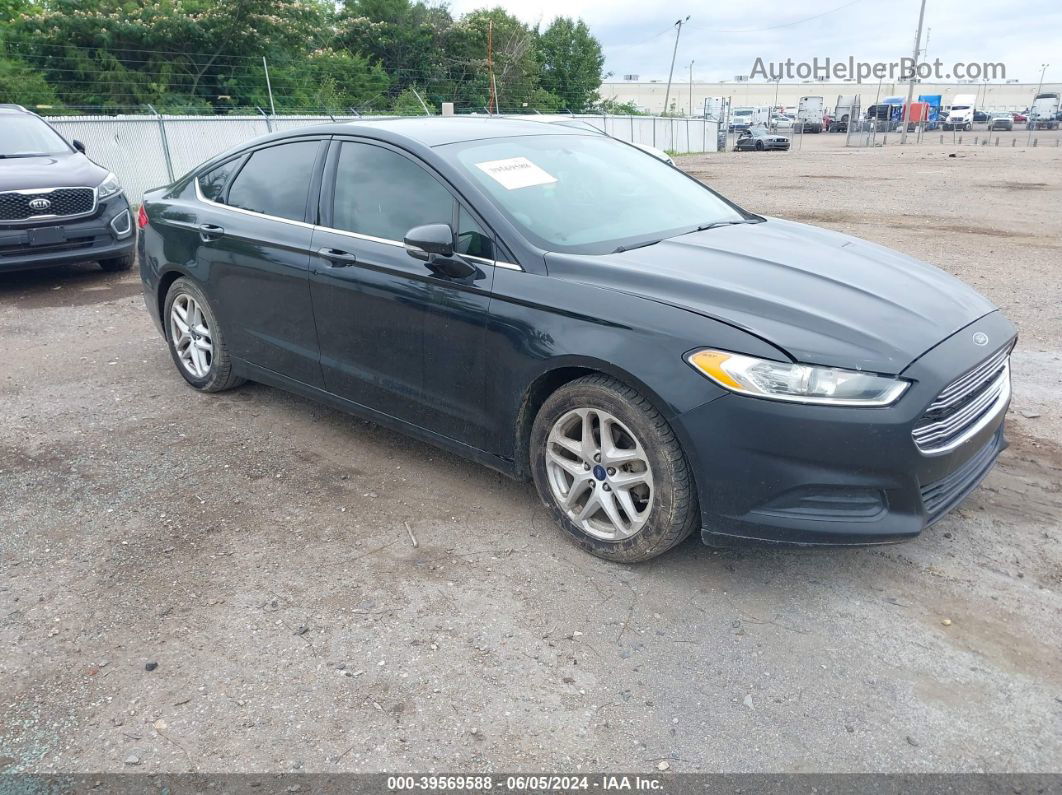 2014 Ford Fusion Se Black vin: 1FA6P0HD6E5378529