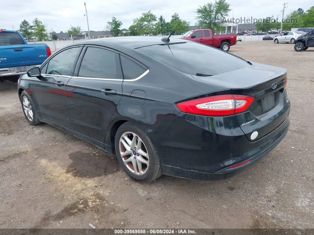 2014 Ford Fusion Se Black vin: 1FA6P0HD6E5378529