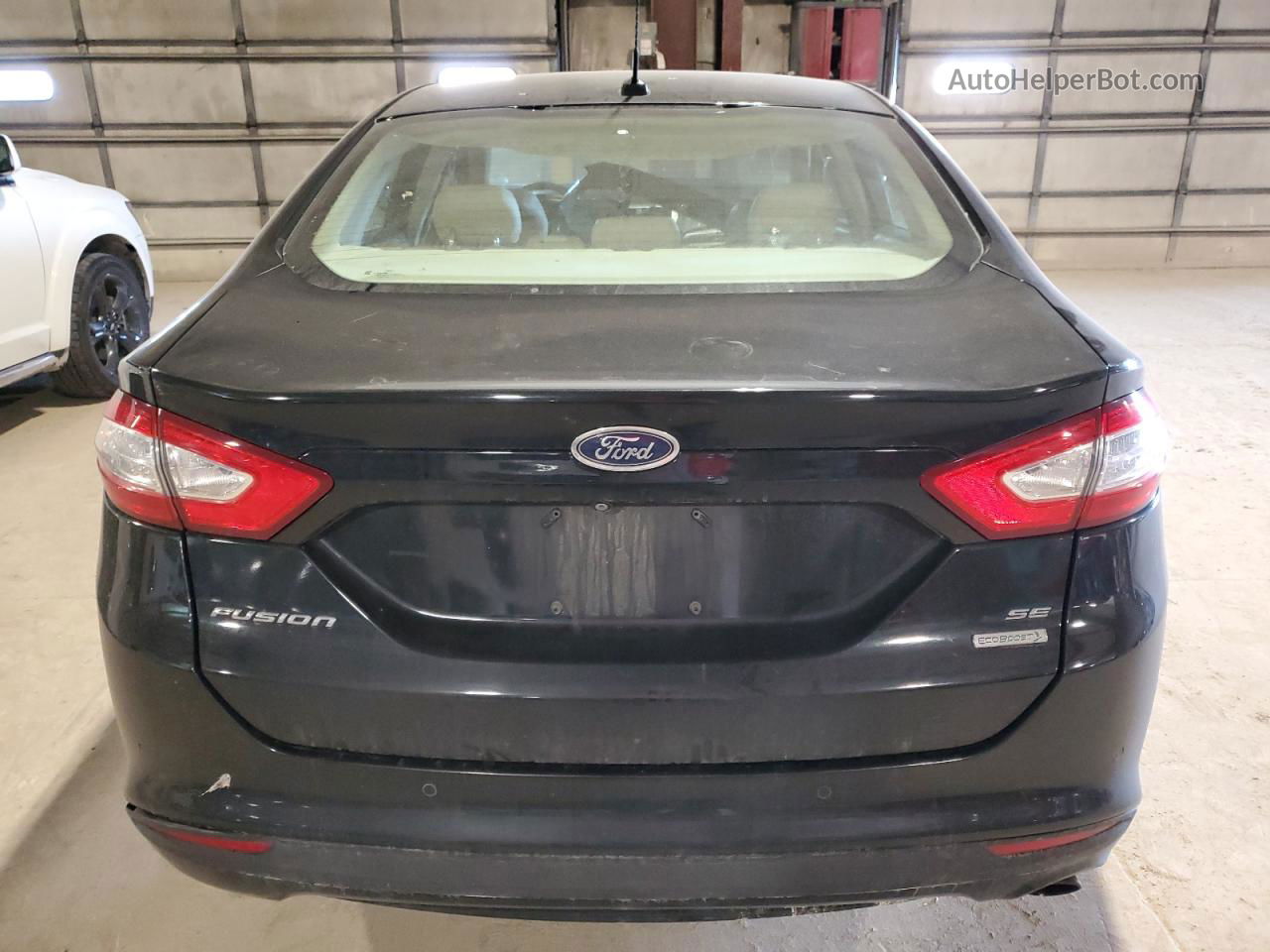 2015 Ford Fusion Se Black vin: 1FA6P0HD6F5107844