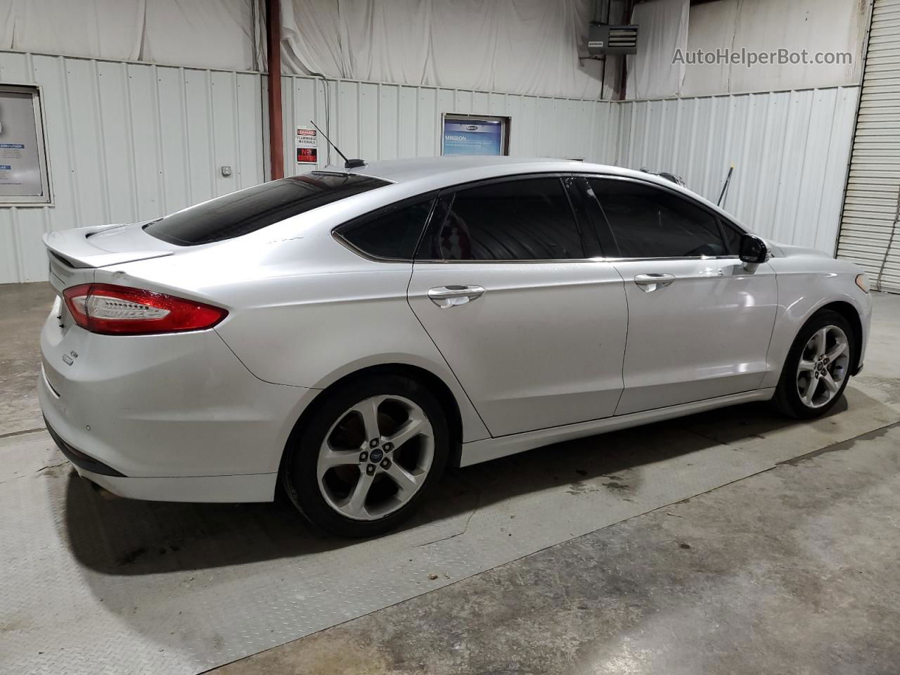 2014 Ford Fusion Se Silver vin: 1FA6P0HD7E5351324