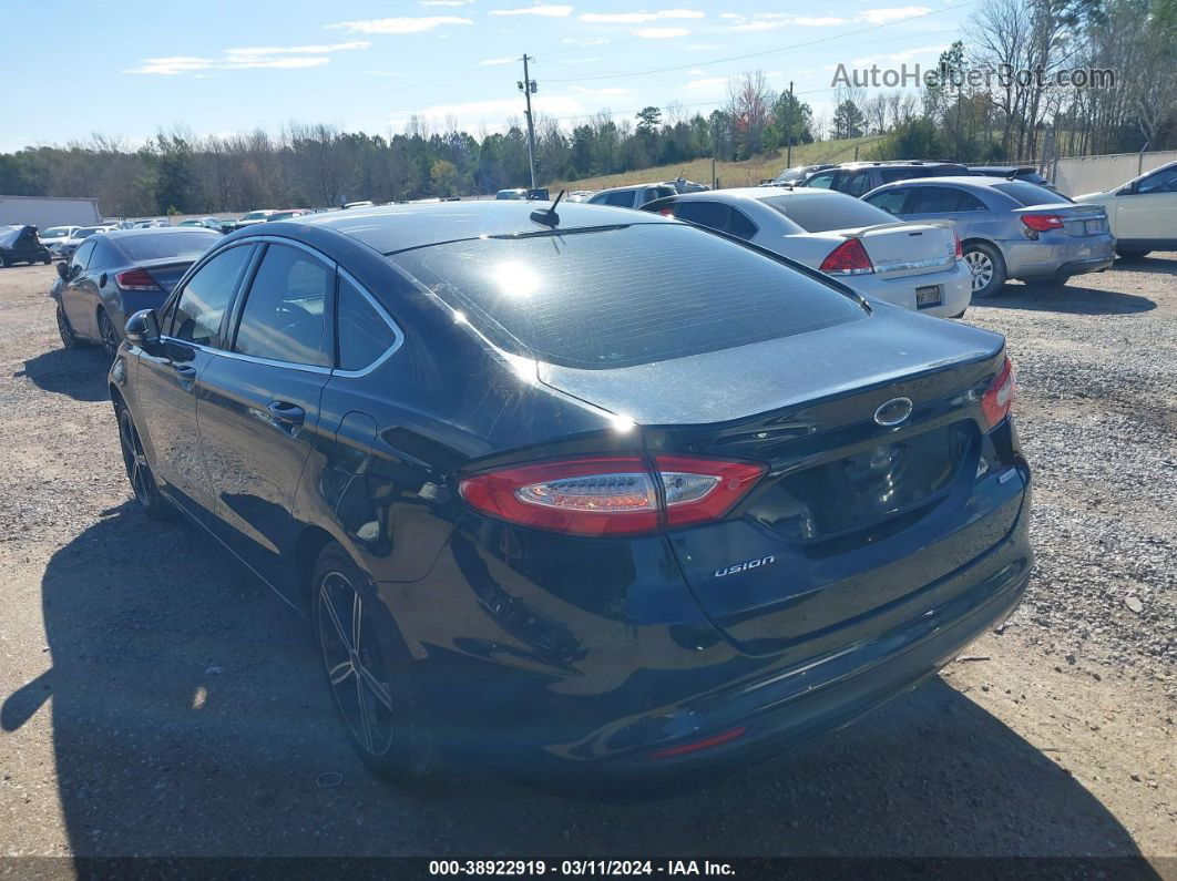 2014 Ford Fusion Se Black vin: 1FA6P0HD7E5361092