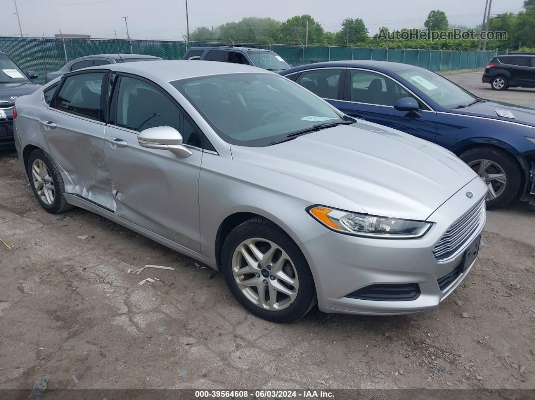 2014 Ford Fusion Se Silver vin: 1FA6P0HD7E5363117