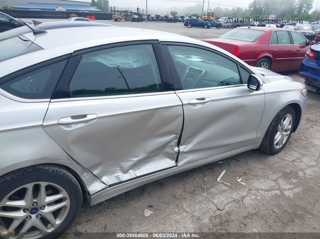 2014 Ford Fusion Se Silver vin: 1FA6P0HD7E5363117