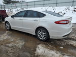 2014 Ford Fusion Se White vin: 1FA6P0HD7E5383027