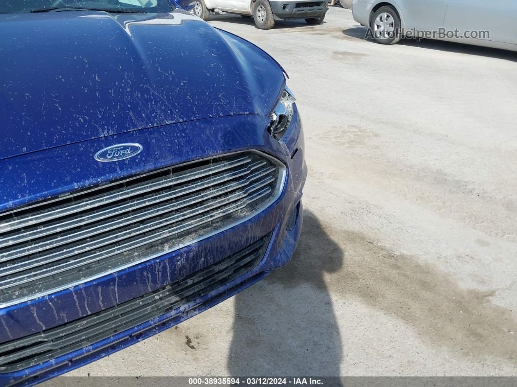 2015 Ford Fusion Se Синий vin: 1FA6P0HD7F5122725
