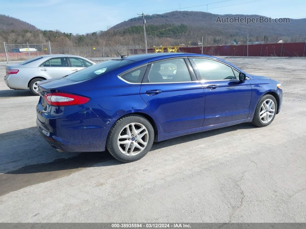 2015 Ford Fusion Se Синий vin: 1FA6P0HD7F5122725