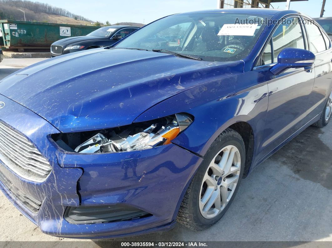 2015 Ford Fusion Se Blue vin: 1FA6P0HD7F5122725