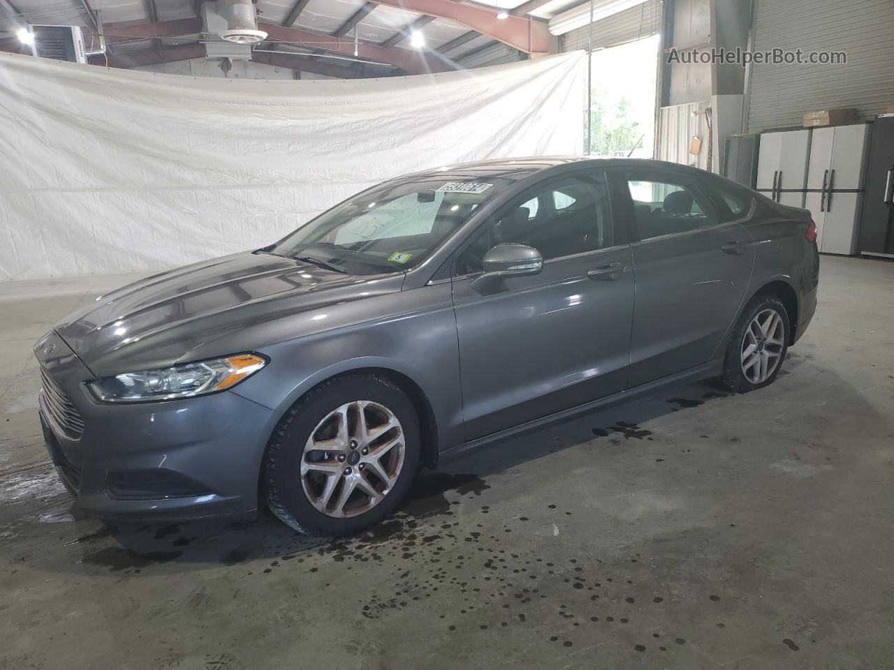 2014 Ford Fusion Se Gray vin: 1FA6P0HD8E5351655