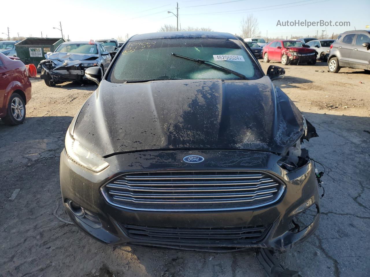 2014 Ford Fusion Se Black vin: 1FA6P0HD8E5392142