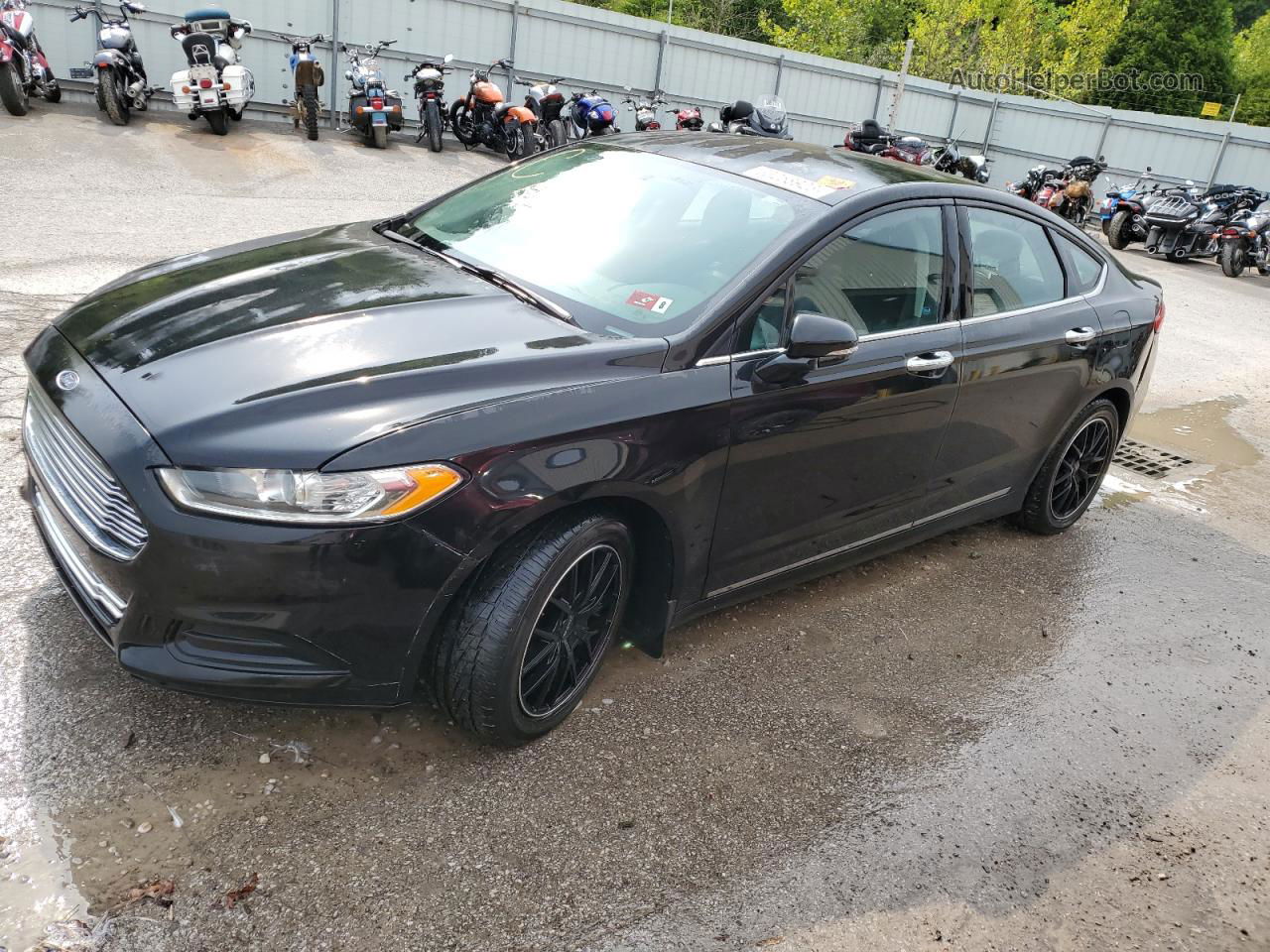 2015 Ford Fusion Se Черный vin: 1FA6P0HD8F5103522