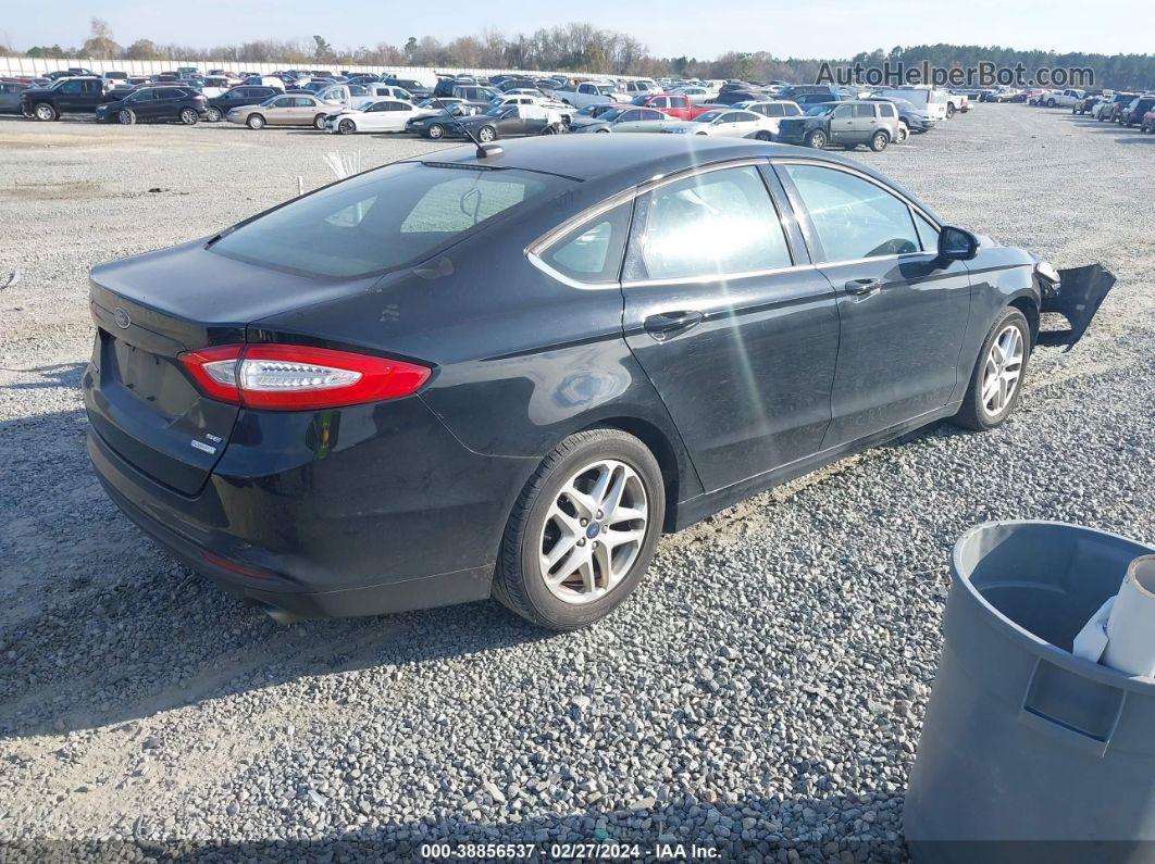 2016 Ford Fusion Se Black vin: 1FA6P0HD8G5114604