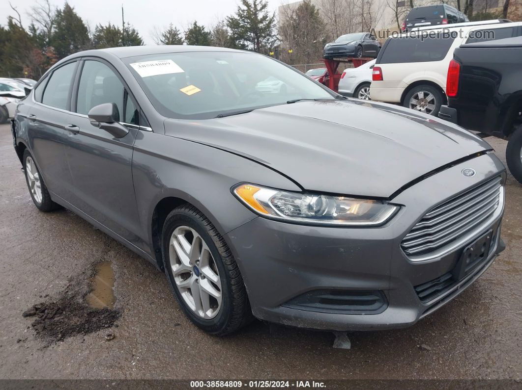 2014 Ford Fusion Se Gray vin: 1FA6P0HD9E5356363