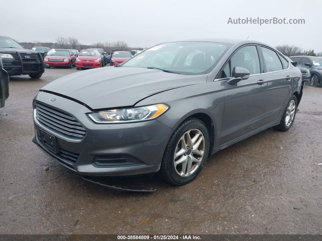 2014 Ford Fusion Se Gray vin: 1FA6P0HD9E5356363