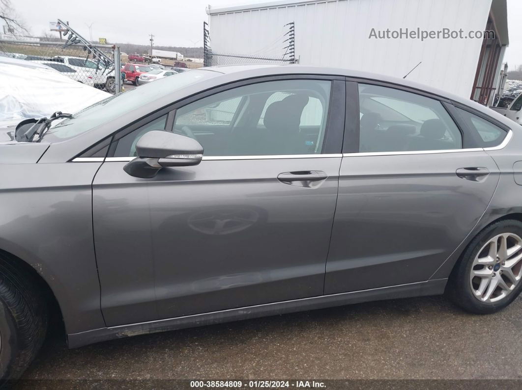 2014 Ford Fusion Se Gray vin: 1FA6P0HD9E5356363