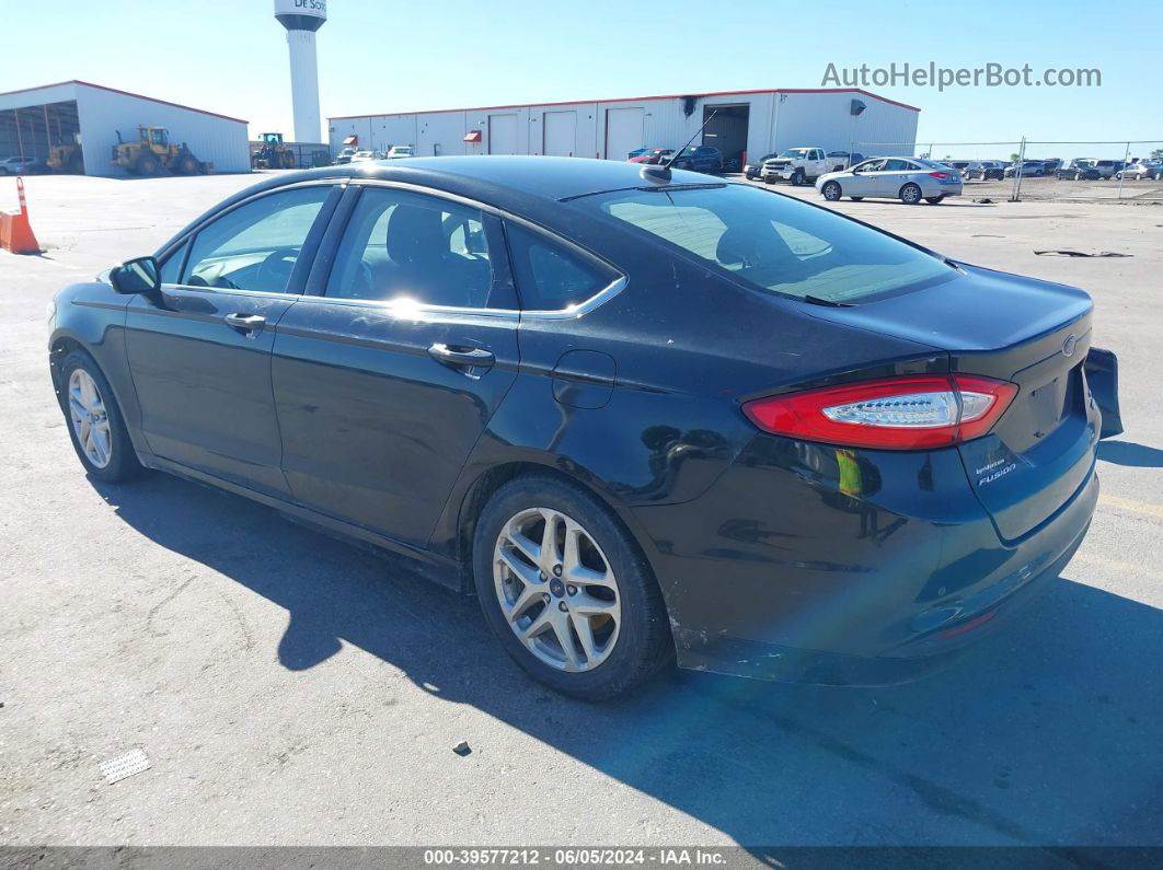 2014 Ford Fusion Se Black vin: 1FA6P0HD9E5359117