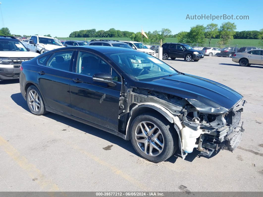 2014 Ford Fusion Se Black vin: 1FA6P0HD9E5359117