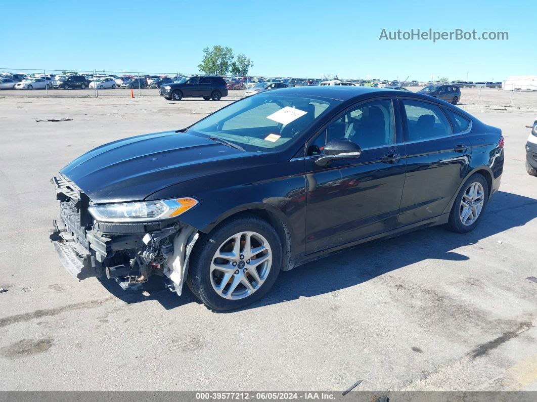 2014 Ford Fusion Se Black vin: 1FA6P0HD9E5359117