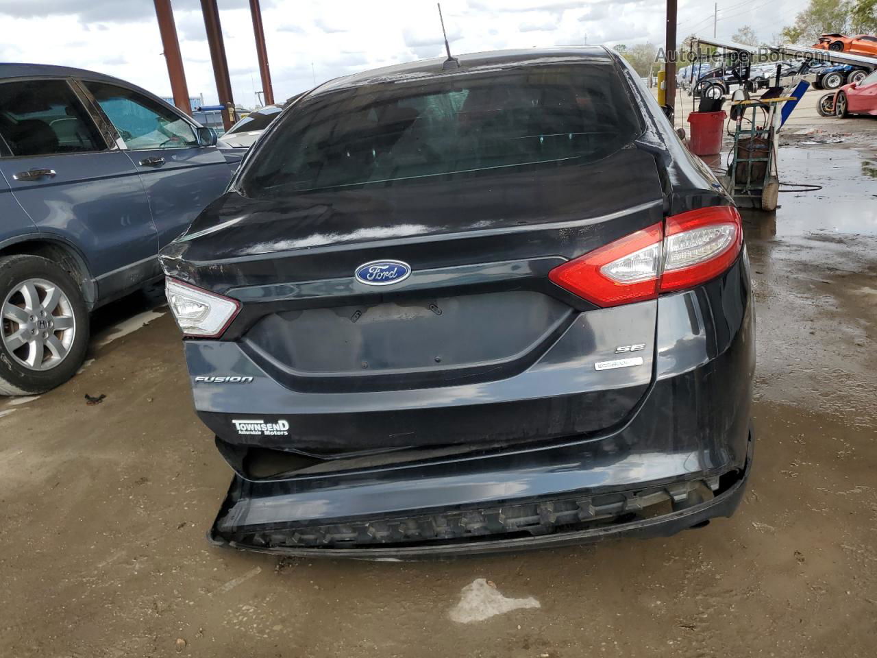 2014 Ford Fusion Se Черный vin: 1FA6P0HD9E5387564