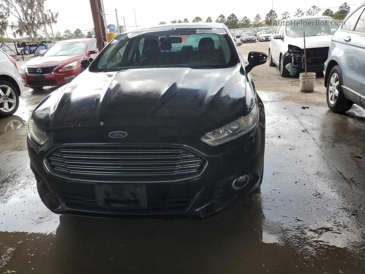 2014 Ford Fusion Se Черный vin: 1FA6P0HD9E5387564