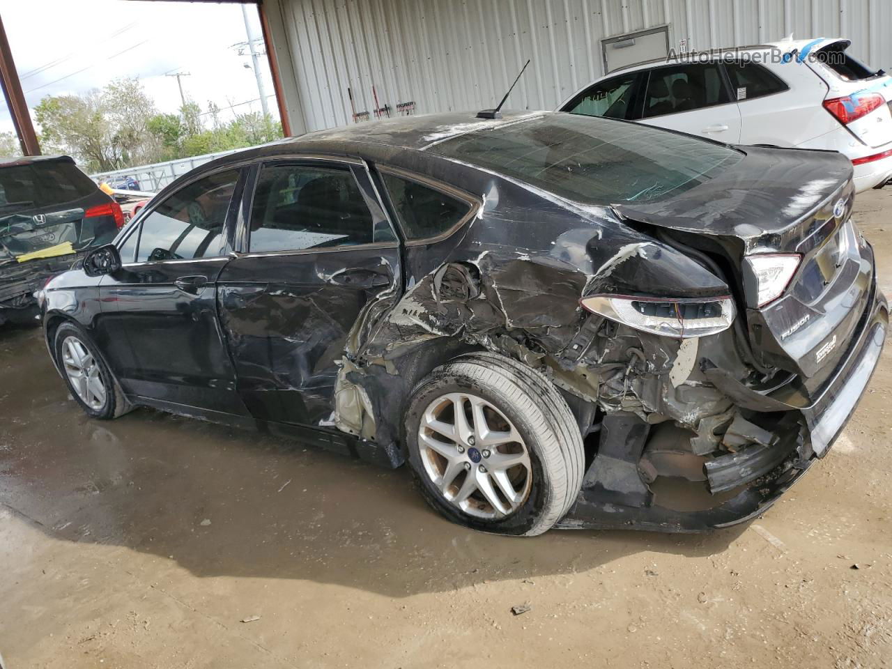 2014 Ford Fusion Se Black vin: 1FA6P0HD9E5387564