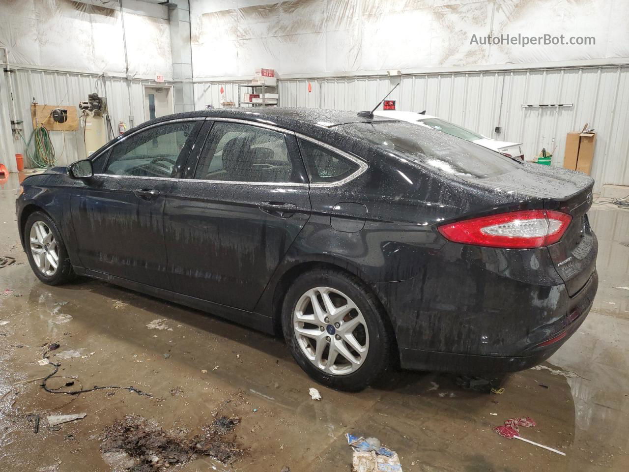 2014 Ford Fusion Se Black vin: 1FA6P0HD9E5396930