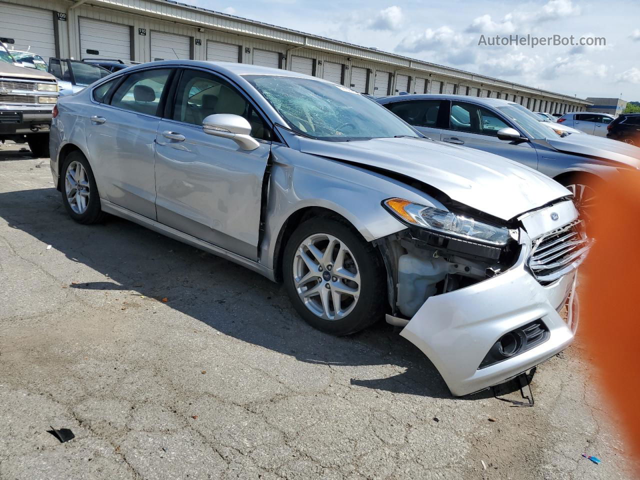 2015 Ford Fusion Se Silver vin: 1FA6P0HD9F5113119