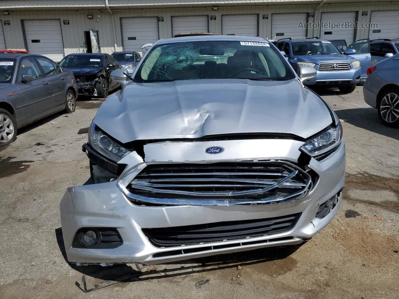 2015 Ford Fusion Se Silver vin: 1FA6P0HD9F5113119