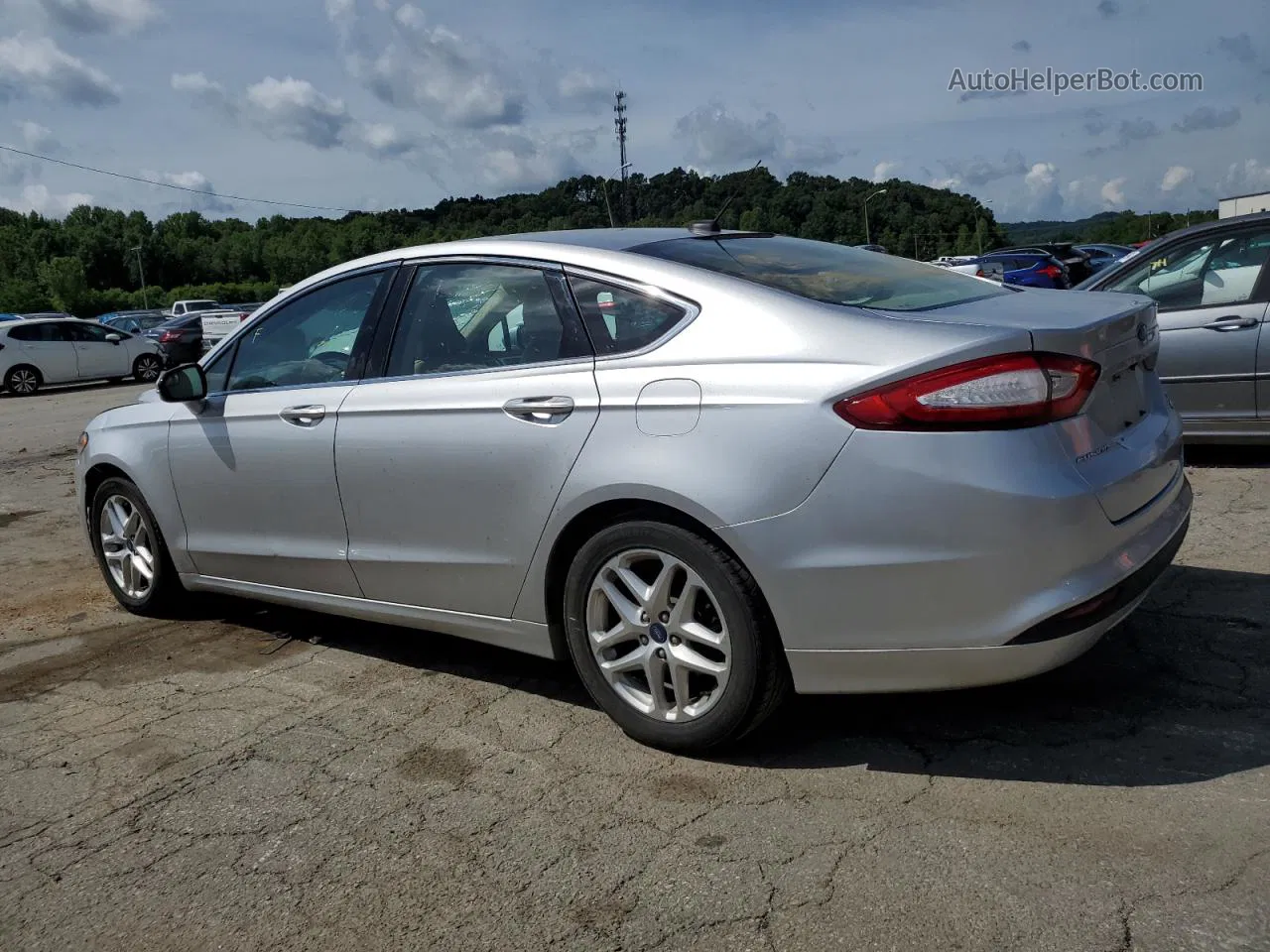 2015 Ford Fusion Se Silver vin: 1FA6P0HD9F5113119