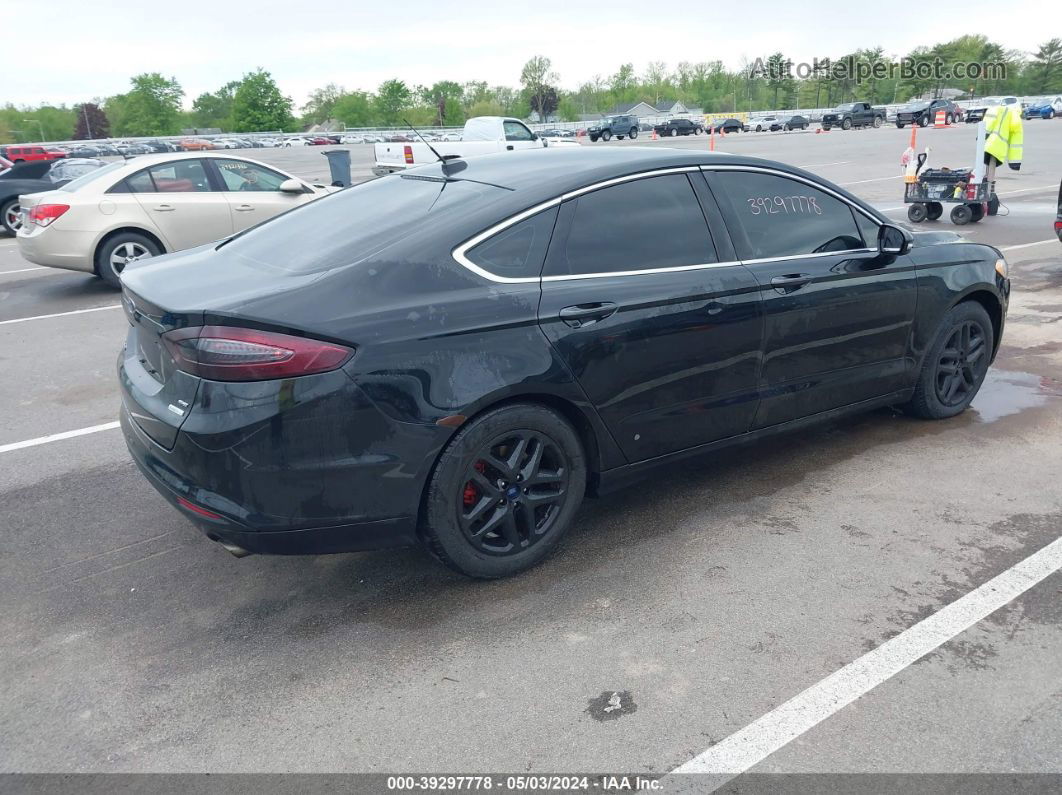 2014 Ford Fusion Se Черный vin: 1FA6P0HDXE5361829