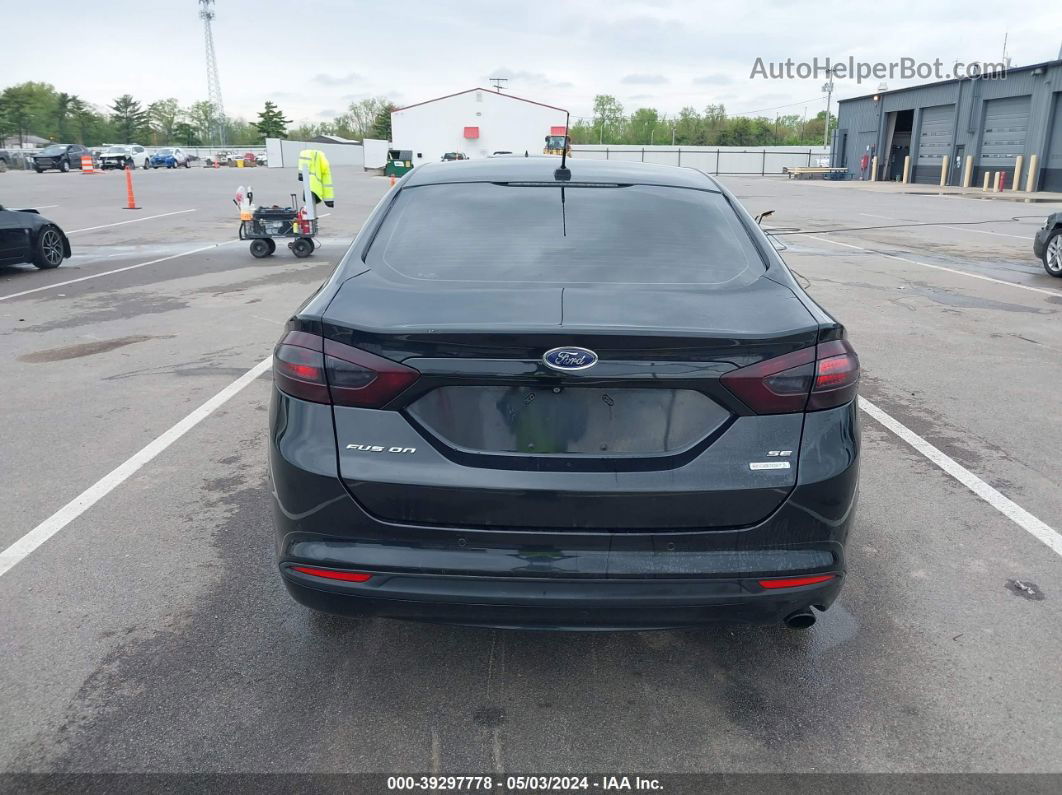 2014 Ford Fusion Se Черный vin: 1FA6P0HDXE5361829