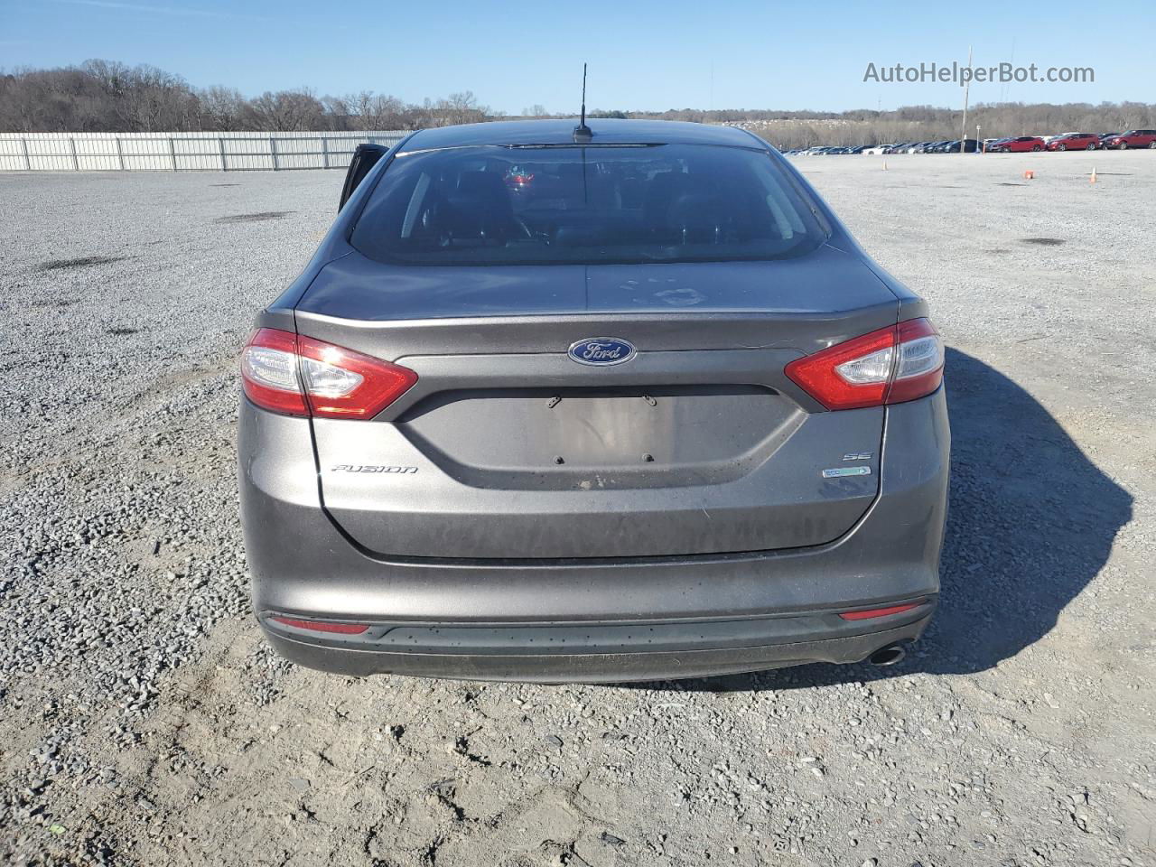 2014 Ford Fusion Se Charcoal vin: 1FA6P0HDXE5382437