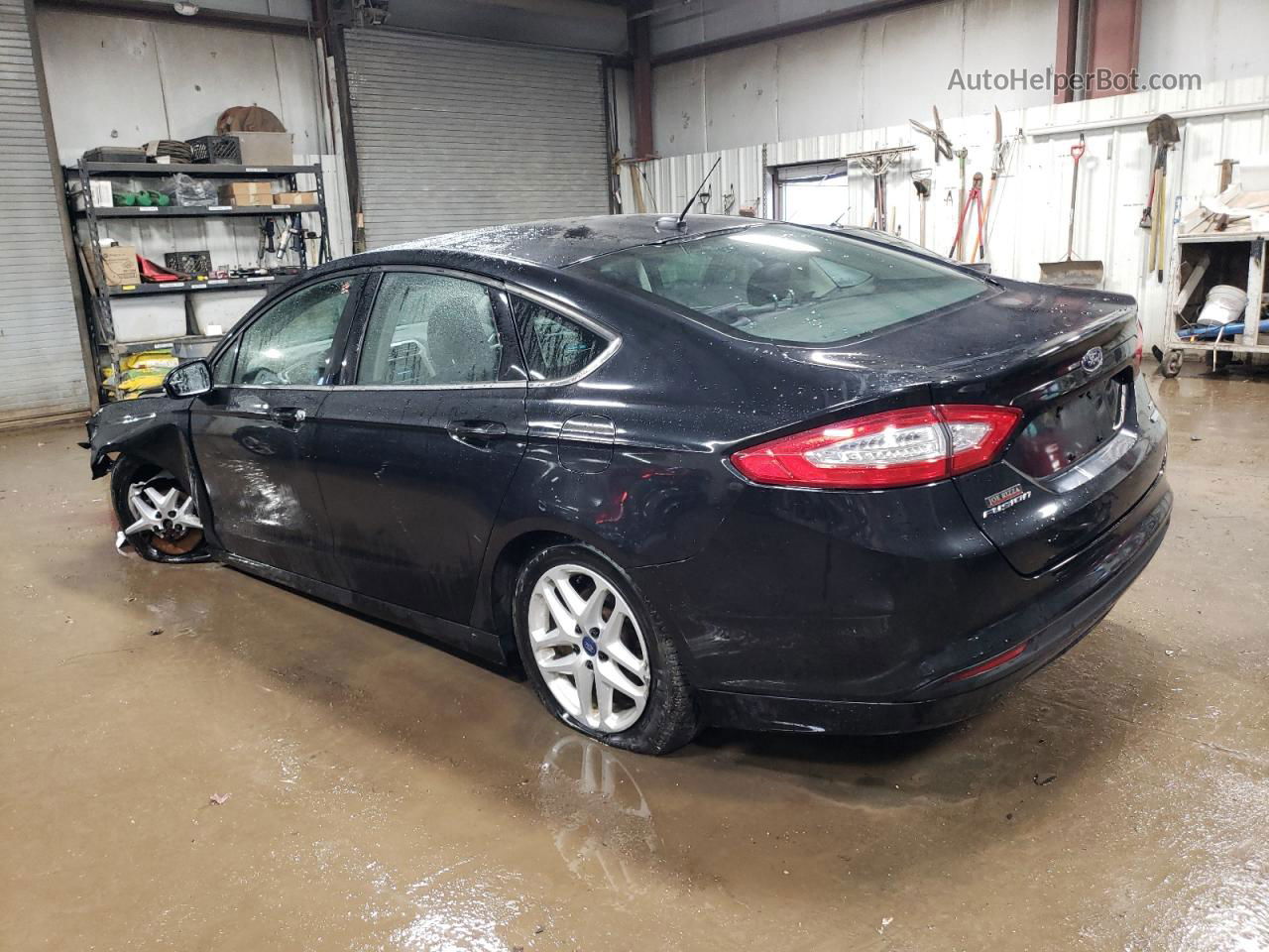 2014 Ford Fusion Se Black vin: 1FA6P0HDXE5391672