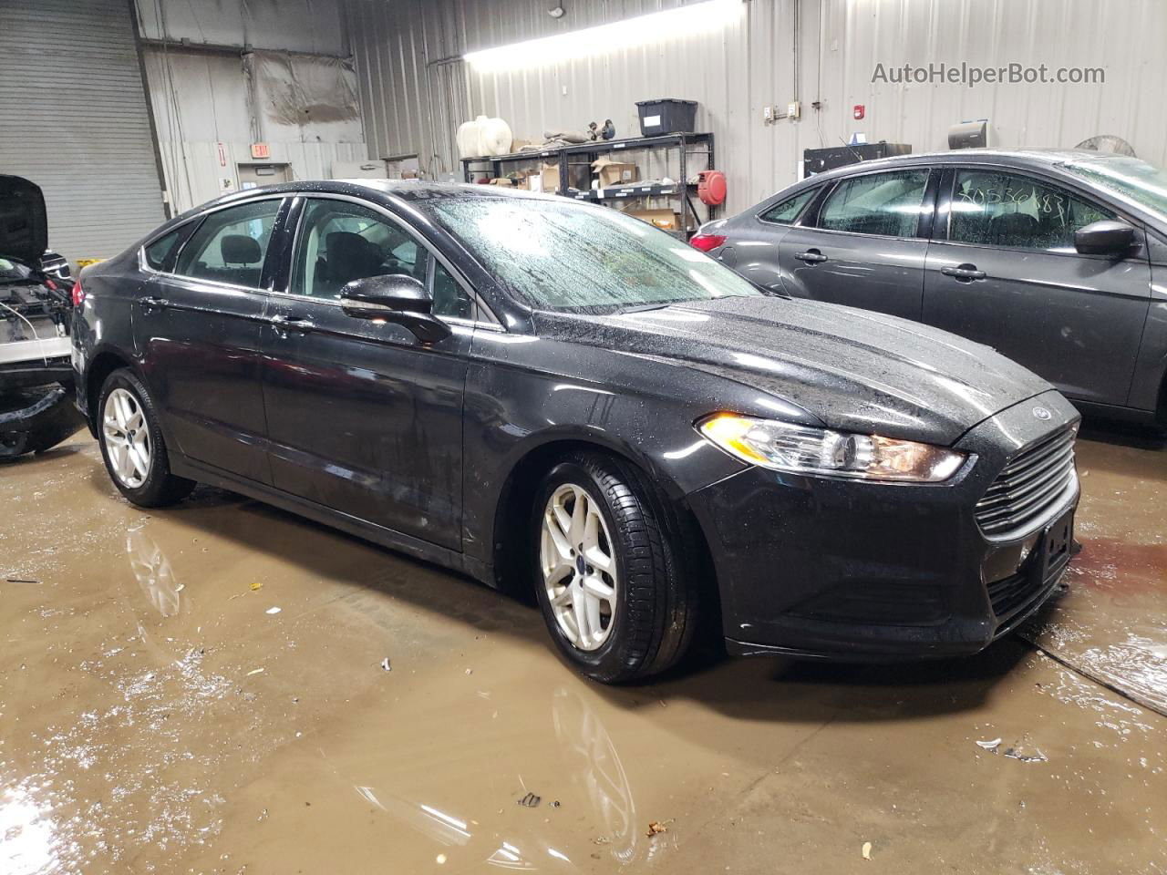 2014 Ford Fusion Se Black vin: 1FA6P0HDXE5391672