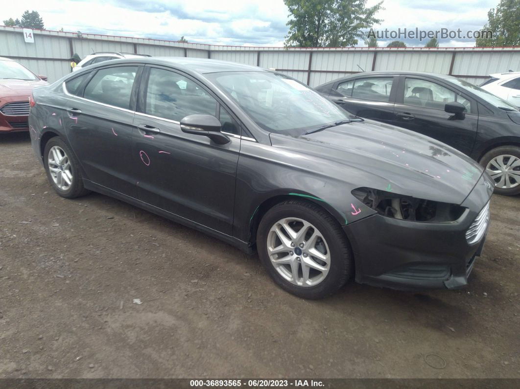 2015 Ford Fusion Se Gray vin: 1FA6P0HDXF5121584