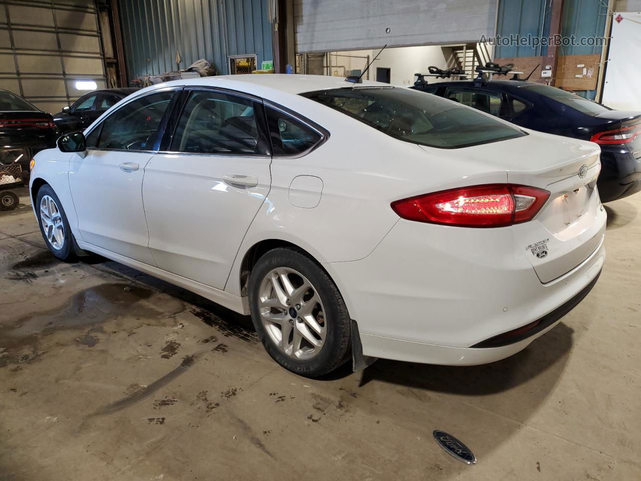 2016 Ford Fusion Se White vin: 1FA6P0HDXG5115074