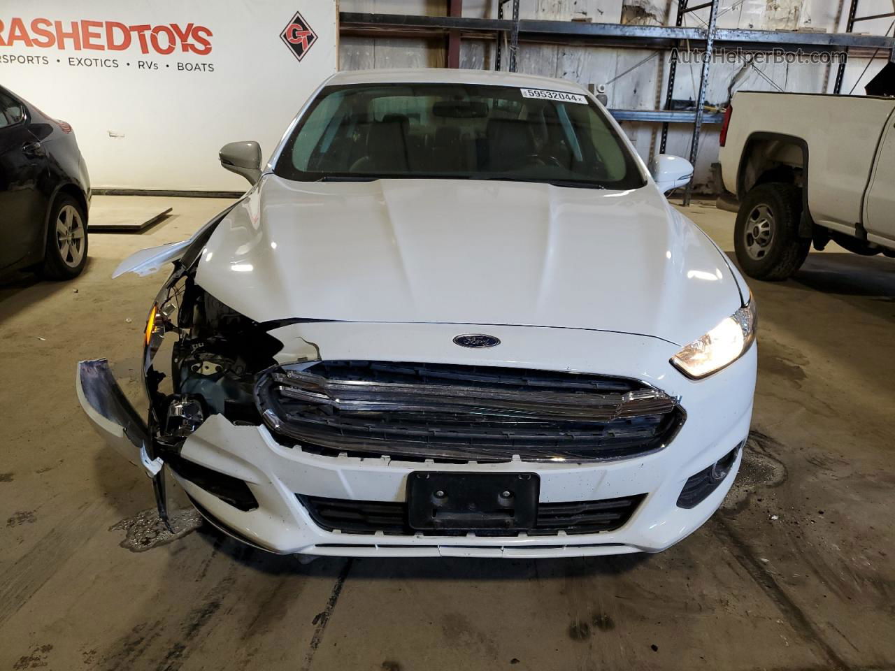 2016 Ford Fusion Se White vin: 1FA6P0HDXG5115074