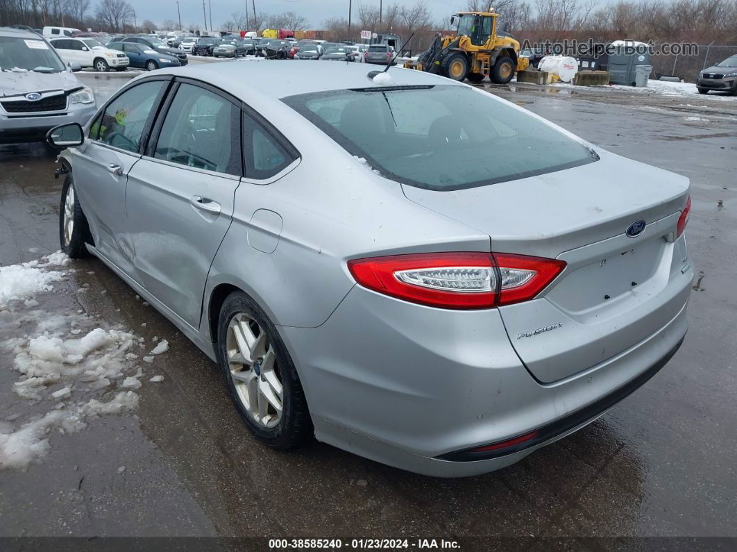 2016 Ford Fusion Se Silver vin: 1FA6P0HDXG5117195