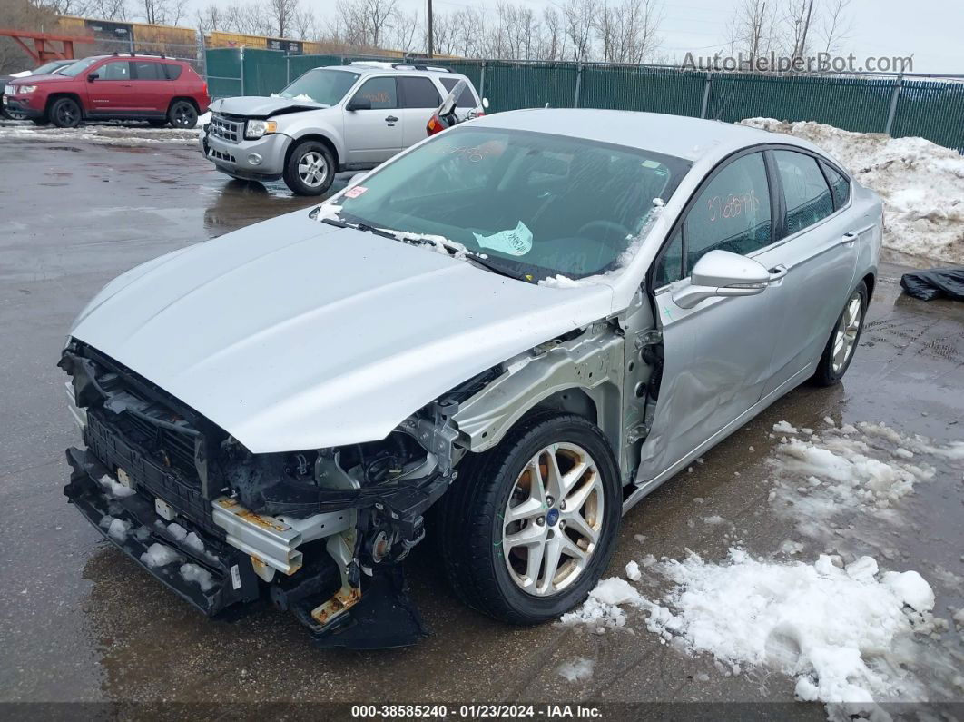 2016 Ford Fusion Se Silver vin: 1FA6P0HDXG5117195