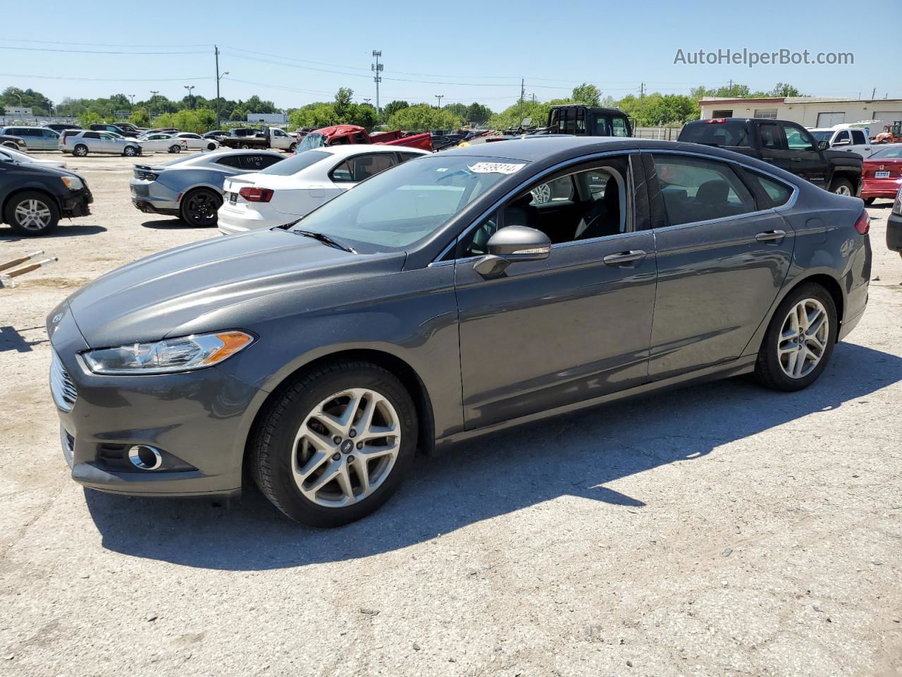 2016 Ford Fusion Se Charcoal vin: 1FA6P0HDXG5126639