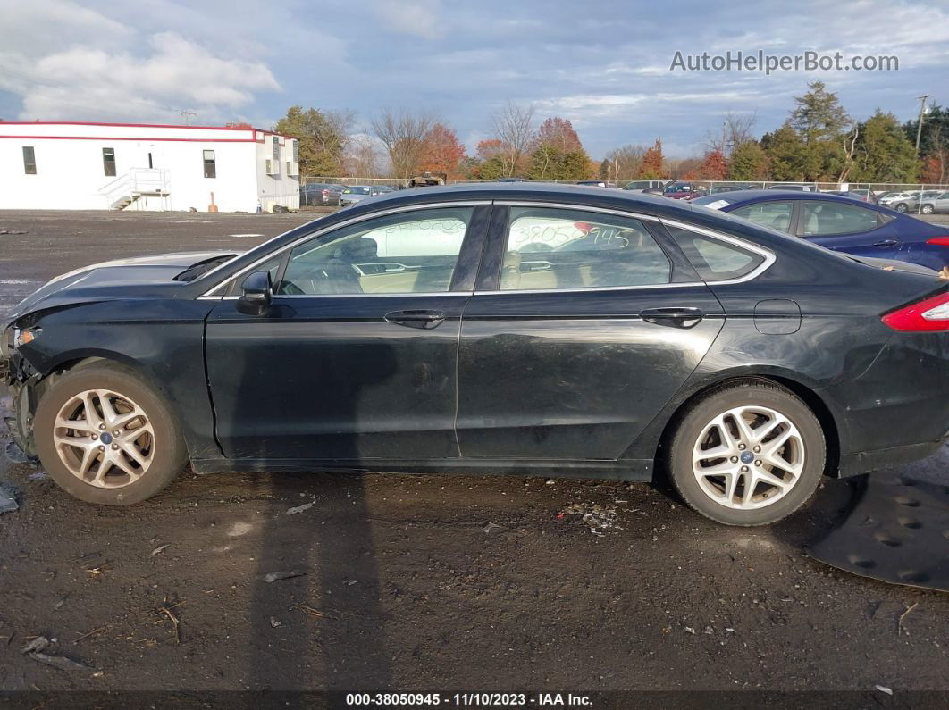 2016 Ford Fusion Se Black vin: 1FA6P0HDXG5129427