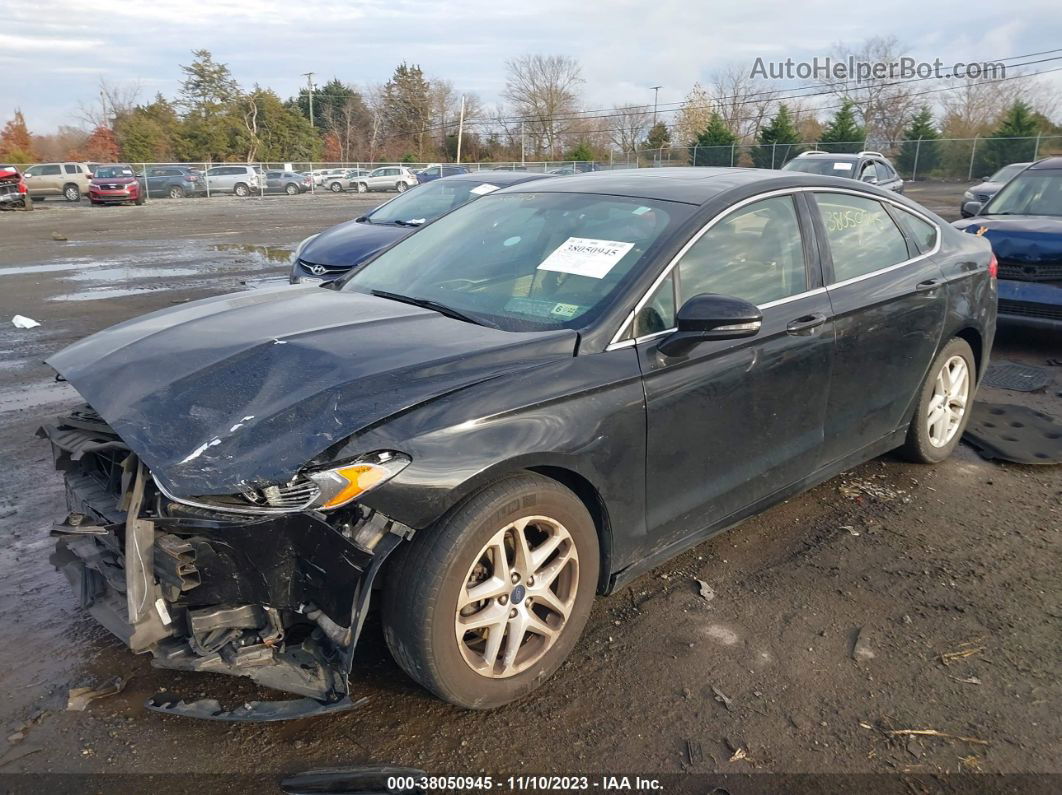 2016 Ford Fusion Se Black vin: 1FA6P0HDXG5129427