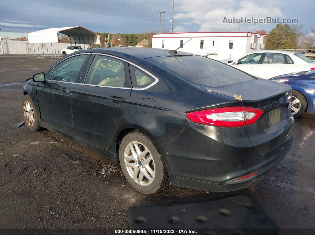 2016 Ford Fusion Se Black vin: 1FA6P0HDXG5129427