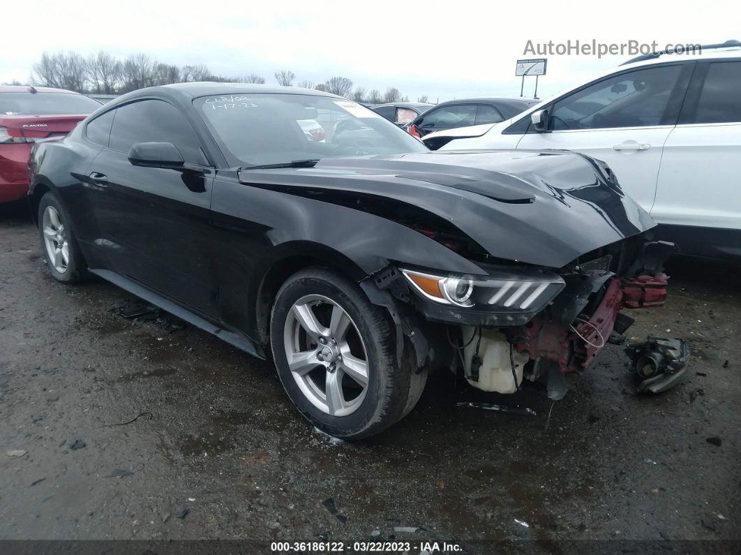 2015 Ford Mustang V6 Black vin: 1FA6P8AM0F5313234