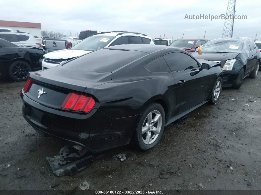 2015 Ford Mustang V6 Black vin: 1FA6P8AM0F5313234